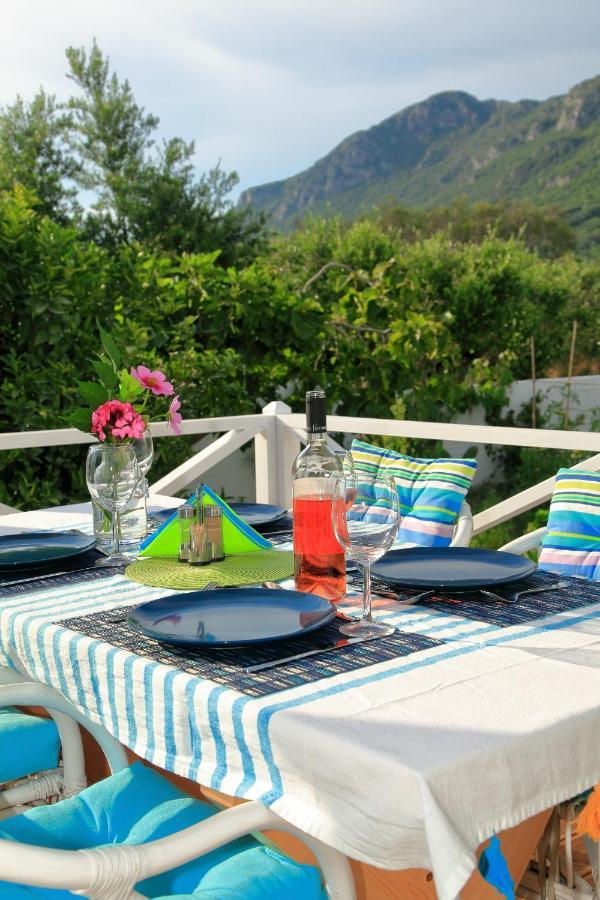 Blue Sky Cottage, Kanouli Beach Halikounas Exteriér fotografie