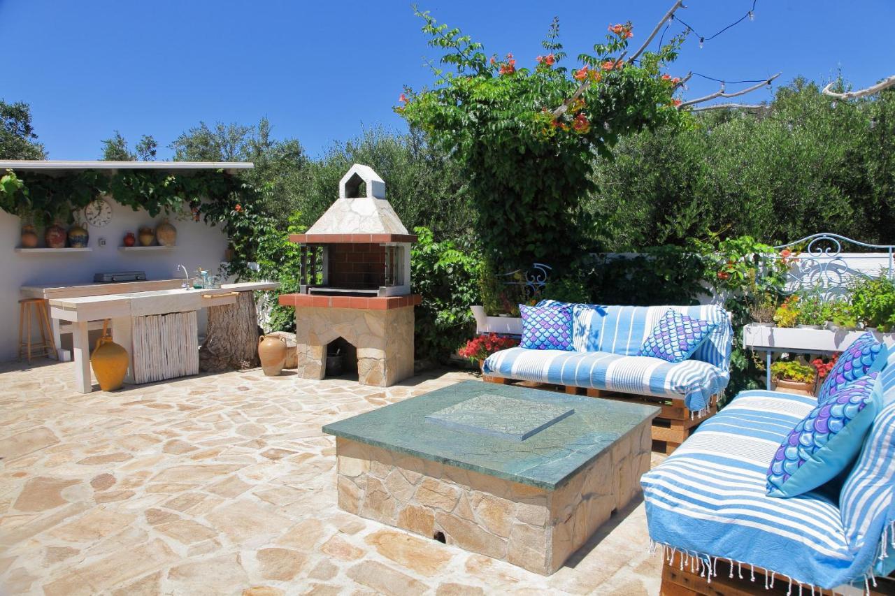 Blue Sky Cottage, Kanouli Beach Halikounas Exteriér fotografie