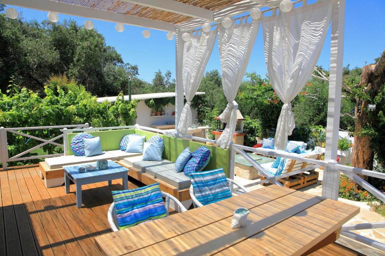 Blue Sky Cottage, Kanouli Beach Halikounas Exteriér fotografie