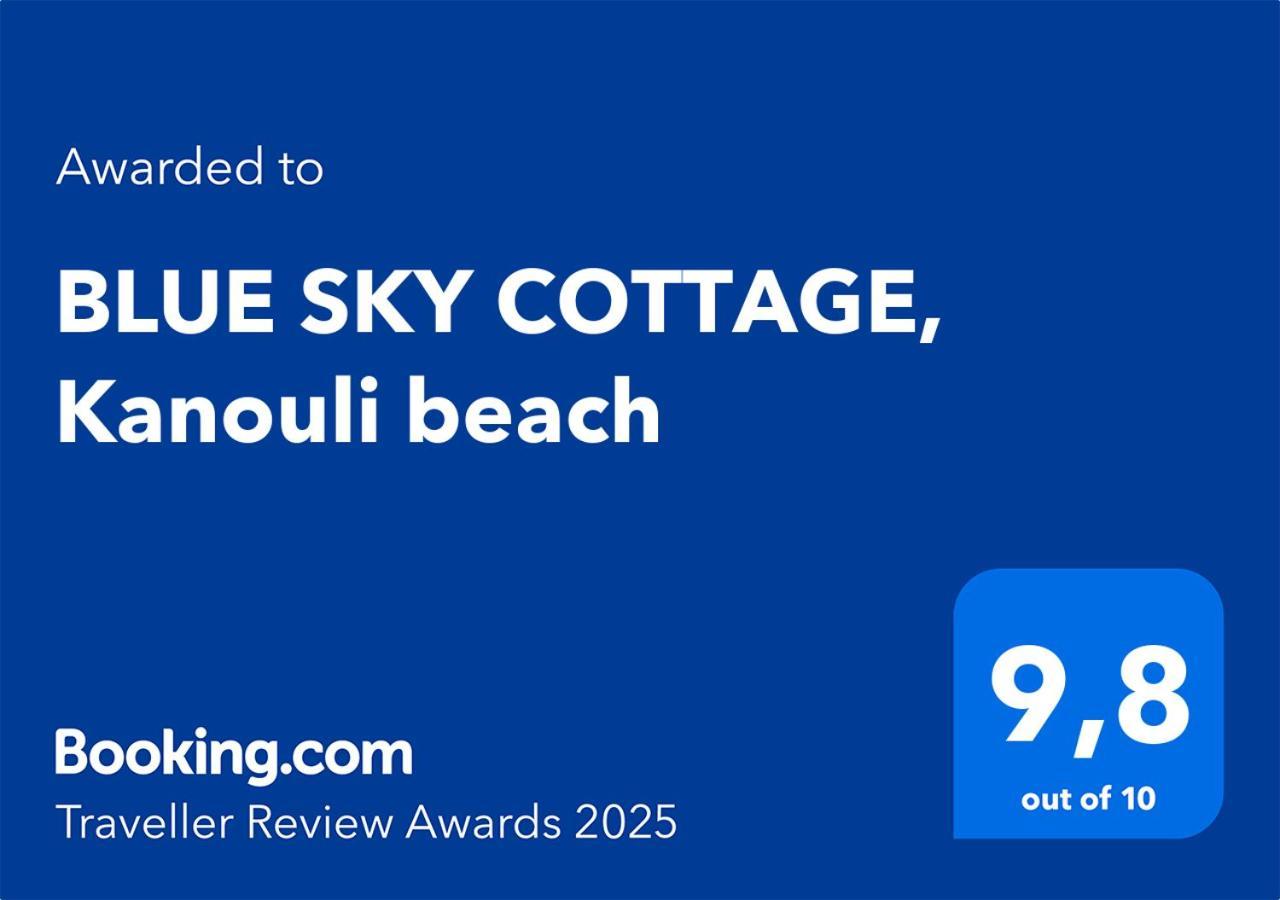 Blue Sky Cottage, Kanouli Beach Halikounas Exteriér fotografie